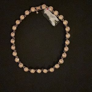 Givenchy Rhinestone Collar Necklace
